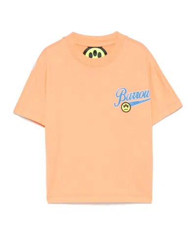 Barrow Logo-print T-shirt In Orange