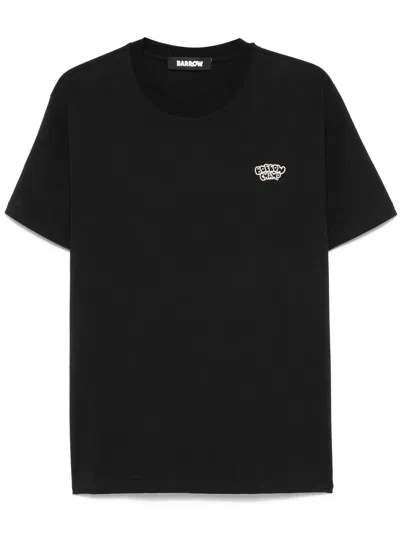Barrow Logo-print T-shirt In Bianco