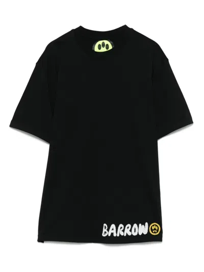 Barrow Kids' Logo-print T-shirt In Black