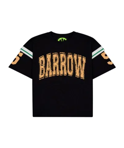Barrow Kids' Logo-print T-shirt In Black