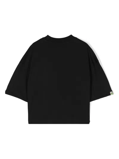 Barrow Kids' Logo-print T-shirt In Black