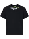 Barrow Black T-shirt For Kids With Logo In Black