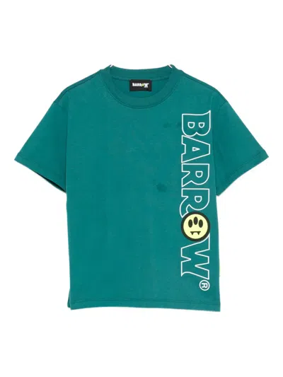 Barrow Kids' Logo-print T-shirt In Green