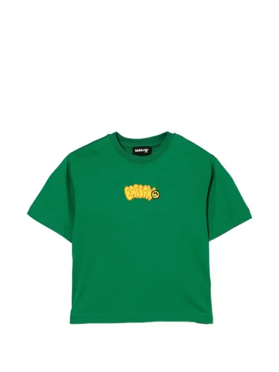 Barrow Kids' Logo-print T-shirt In Green