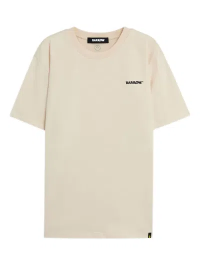 Barrow Logo-print T-shirt In Neutral