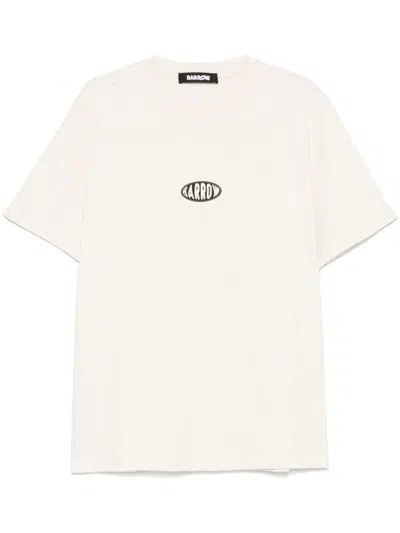 Barrow Logo-print T-shirt In Neutrals