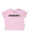 Barrow Logo-print T-shirt In Pink