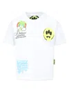 Barrow Smiley Face Pattern T-shirt In White