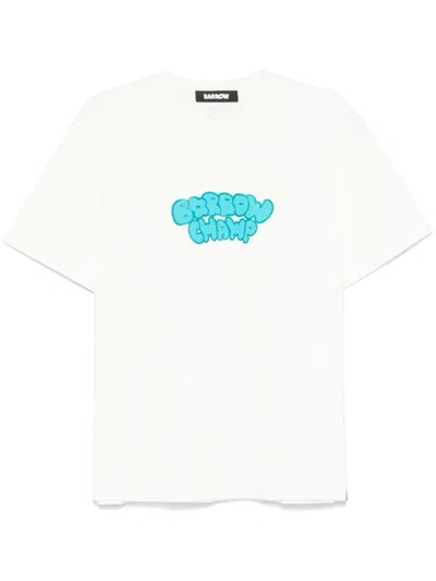 Barrow Logo-print T-shirt In White