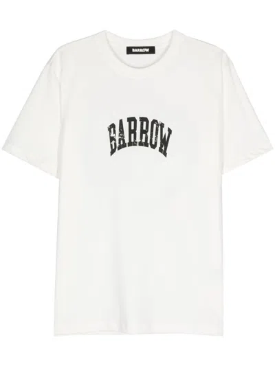 Barrow T-shirt With Logo In White
