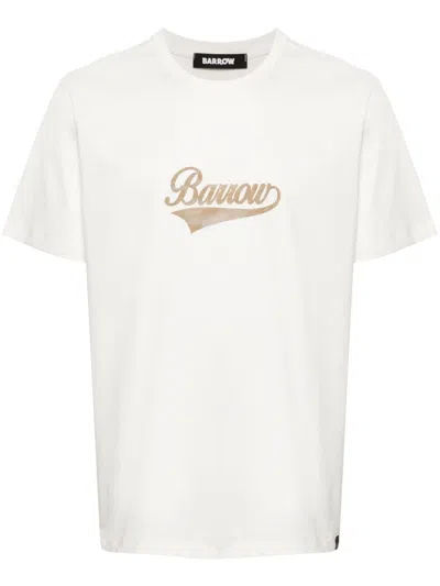 Barrow Logo-print T-shirt In White