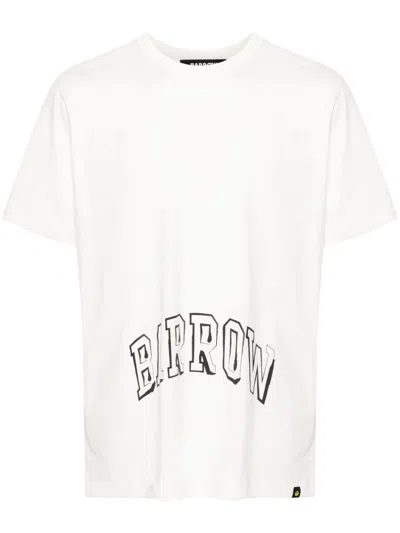 Barrow Logo-print T-shirt In White