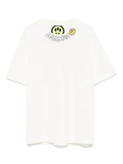 Barrow Kids' Logo-print T-shirt In White