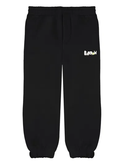 Barrow Logo-print Track Pants In Black