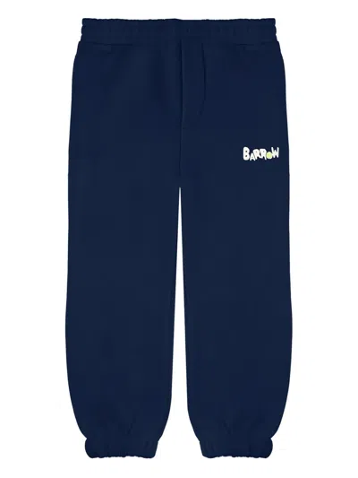 Barrow Logo-print Track Pants In Black