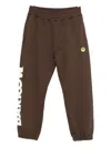 Barrow Logo-print Track Pants In Brown