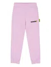 Barrow Logo-print Track Pants In Pink