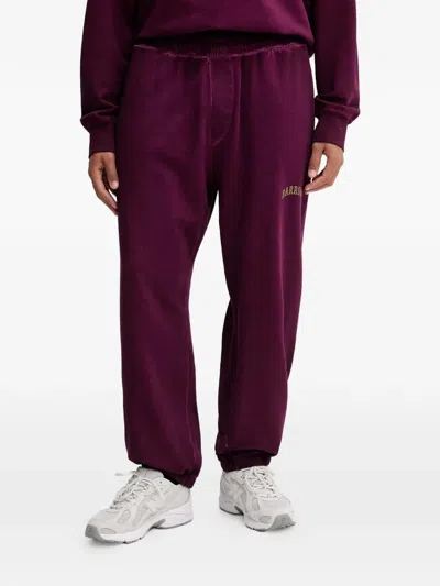 Barrow Logo-print Track Pants In Brown