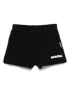 Barrow Logo-print Track Shorts In 黑色