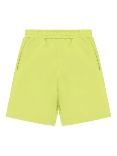 Barrow Logo-print Track Shorts In Green