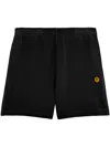 Barrow Logo-print Track Shorts In Black