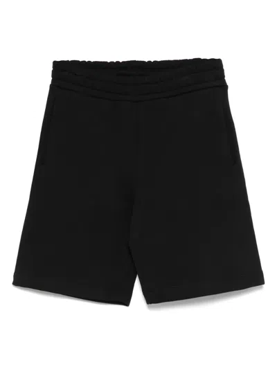 Barrow Kids' Logo-print Track Shorts In Black
