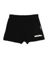 Shop Barrow Logo-print Track Shorts In Black