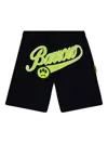 Barrow Logo-print Track Shorts In Black