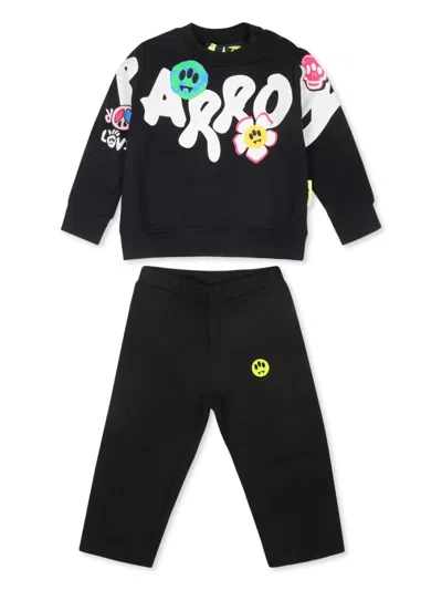 Barrow Babies' Logo-print Tracksuit In Black