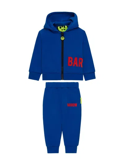 Barrow Babies' Logo-print Tracksuit In Blue