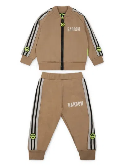 Barrow Babies' Logo-print Tracksuit In Brown