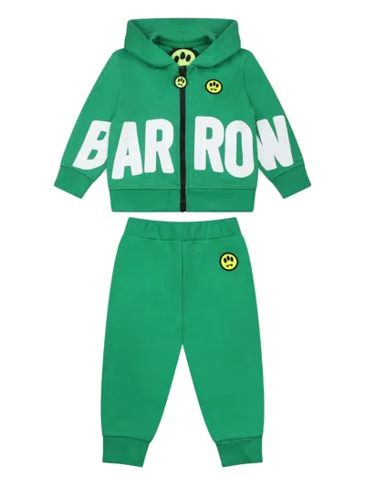 Barrow Babies' Logo-print Tracksuit In Green