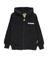 Barrow Logo-print Zipped Hoodie In Black