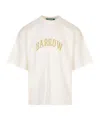 Barrow Logo Printed Crew Neck T-shirt In White