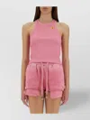Barrow Logo Racerback Ribbed Sleeveless Slim Fit