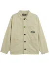Barrow Logo Printed Button-up Shirt Jacket