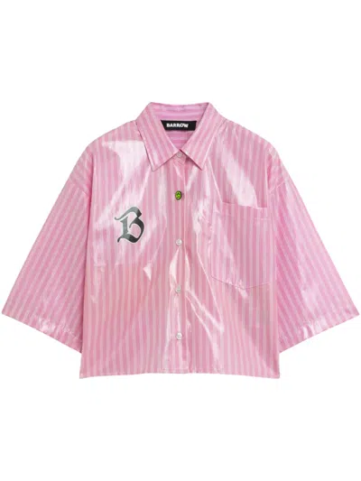 Barrow Logo Shirt In Pink