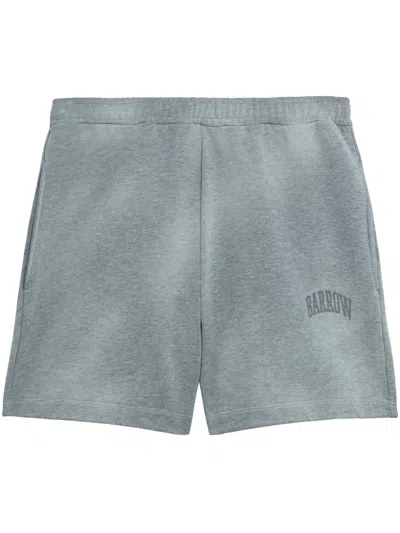 Barrow Logo Shorts In Grey