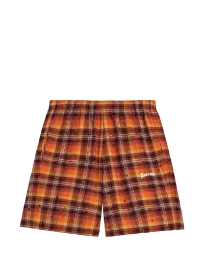 Barrow Logo Shorts In Orange