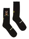 Barrow Logo Socks In Black