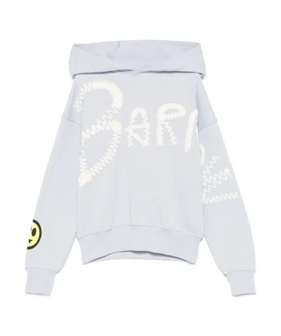 Barrow Logo-stamp Hoodie In White