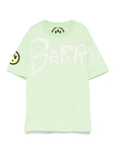 Barrow Kids' Logo-stamp T-shirt In Green