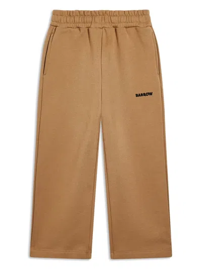 Barrow Kids' Logo Sweatpants In Neutrals