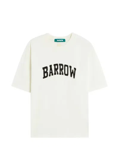 Barrow Logo T-shirt In Neutral