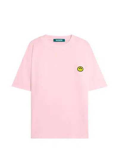 Barrow Logo T-shirt In Pink
