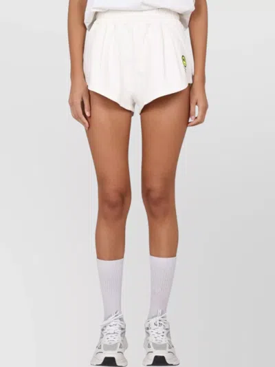 Barrow Logo Waistband Shorts Side Slits