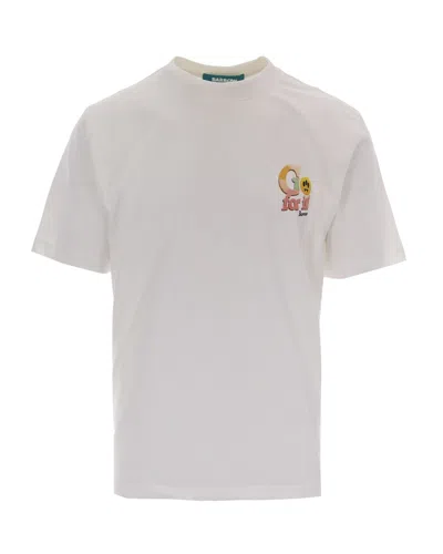 Barrow Logo-embroidered Cotton T-shirt In White