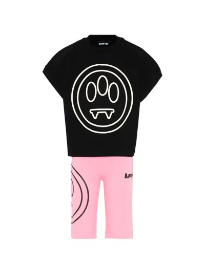 Barrow Babies' Logo-graphic Trousers Set In Multi