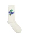 Barrow Logo-intarsia Socks In White