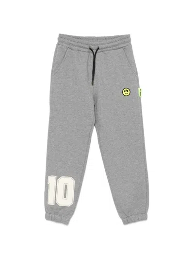 Barrow Kids' Logo-patch Track Pants In Multi